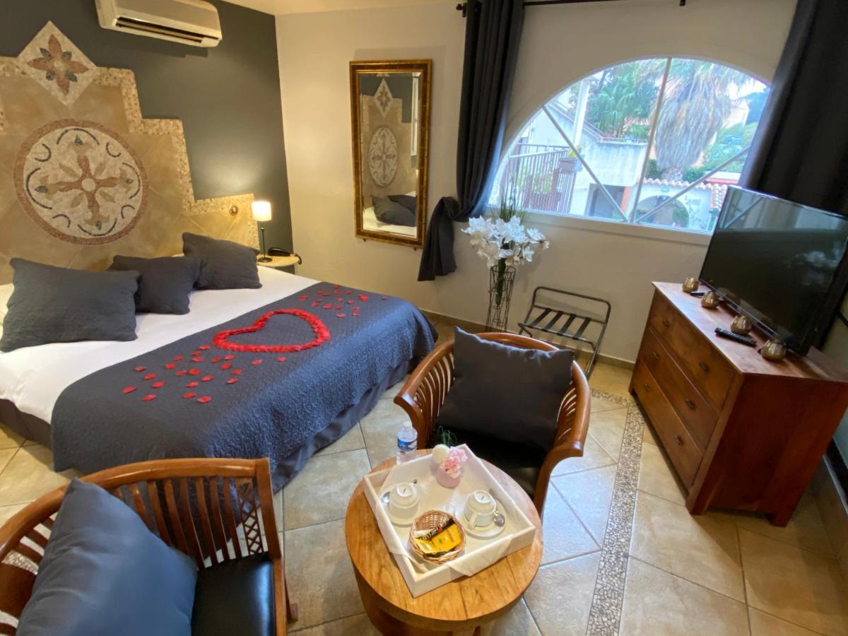 Logis Hotel Les II Mas - Perpignan Sud 卡贝斯塔尼 外观 照片