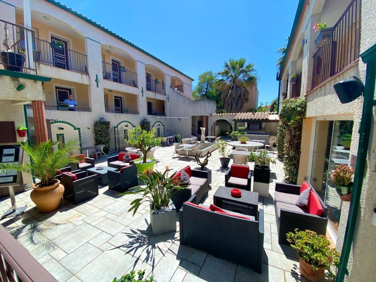 Logis Hotel Les II Mas - Perpignan Sud 卡贝斯塔尼 外观 照片