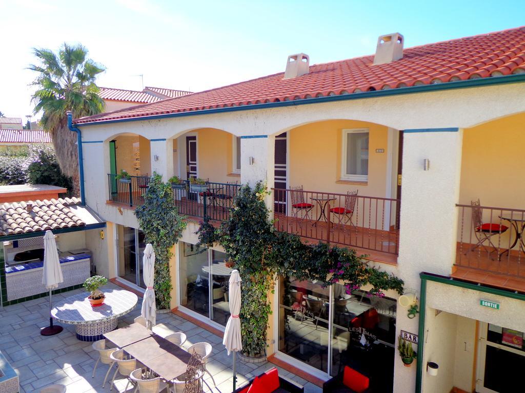 Logis Hotel Les II Mas - Perpignan Sud 卡贝斯塔尼 外观 照片