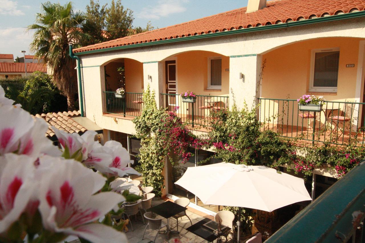 Logis Hotel Les II Mas - Perpignan Sud 卡贝斯塔尼 外观 照片