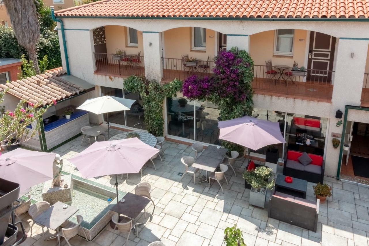 Logis Hotel Les II Mas - Perpignan Sud 卡贝斯塔尼 外观 照片