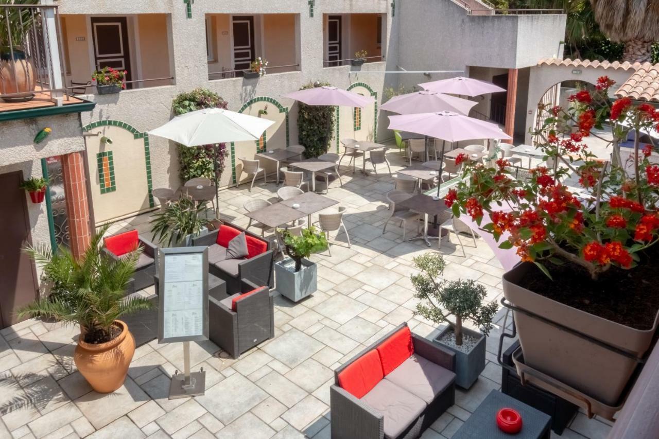 Logis Hotel Les II Mas - Perpignan Sud 卡贝斯塔尼 外观 照片